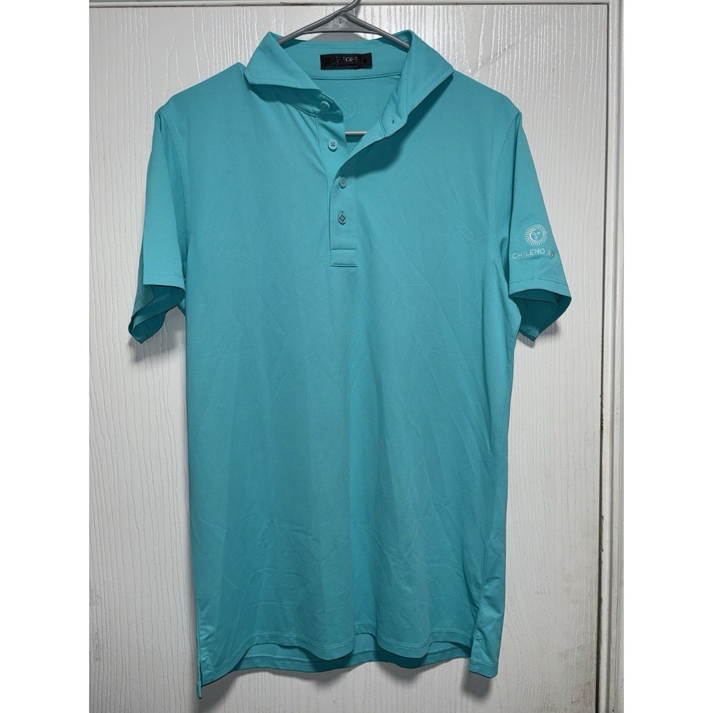G/FORE Golf Polo Shirt Aqua Blue Slim Stretch‎ Men's Size S